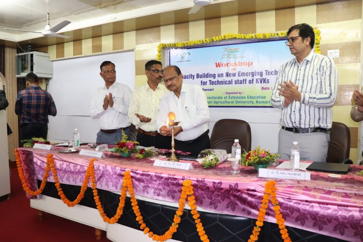 Workshop on ‘Capacity building on new emerging technogies for technical staff of KVKs’.