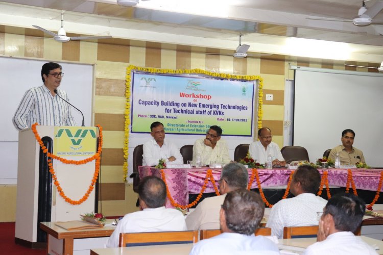 Workshop on ‘Capacity building on new emerging technogies for technical staff of KVKs’.