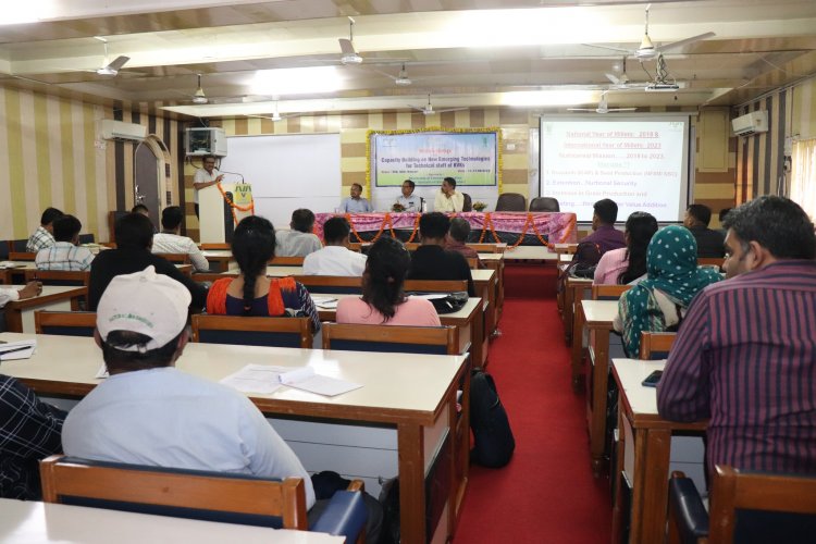 Workshop on ‘Capacity building on new emerging technogies for technical staff of KVKs’.