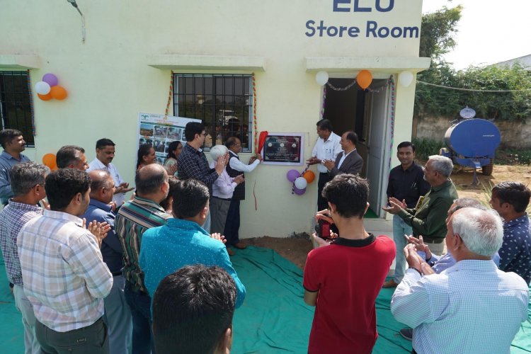 Hon’ble Vice Chancellor Dr. Z. P. Patel inaugurated a well-equipped Experiential Learning Unit on ‘Enriched Vermicompost production’, ELU classroom & storeroom and PNG facility at CoA, Bharuch.