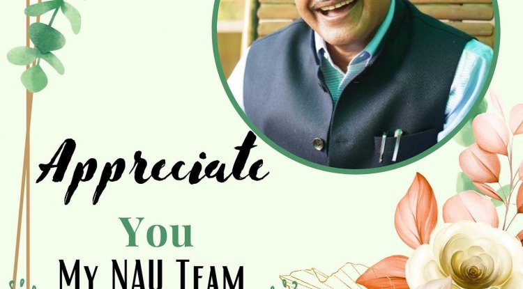 Celebrate of the successful completion of 9th Regional meeting of the Indian Agricultural Universities Association (IAUA) at NAU Navsari