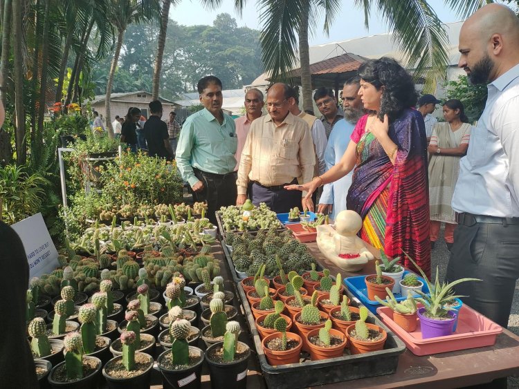 Exhibition cum Sale on Winter Blooms.