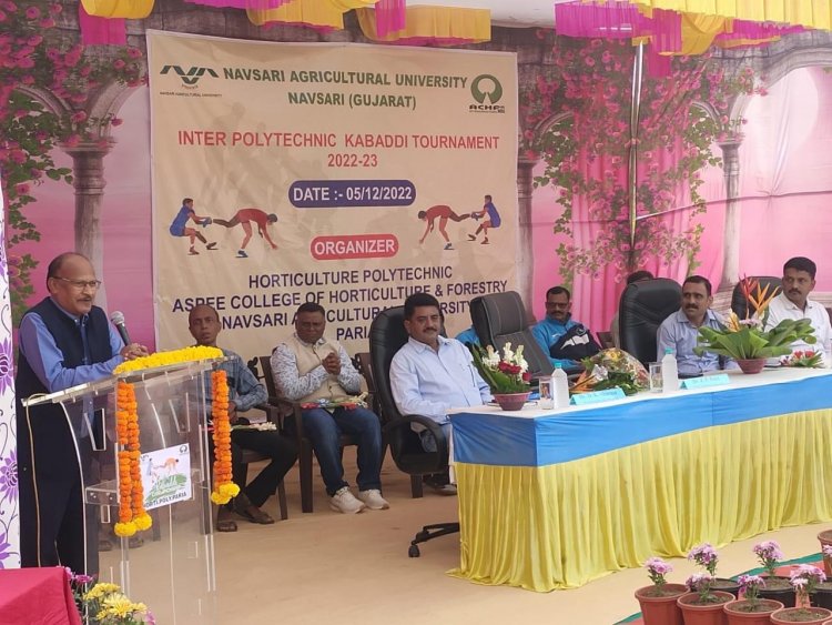 Inter Polytechnic Kabaddi tournament of NAU, organized by Horticulture Polytechnic, Paria.