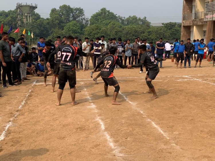 Inter Polytechnic Kabaddi tournament of NAU, organized by Horticulture Polytechnic, Paria.