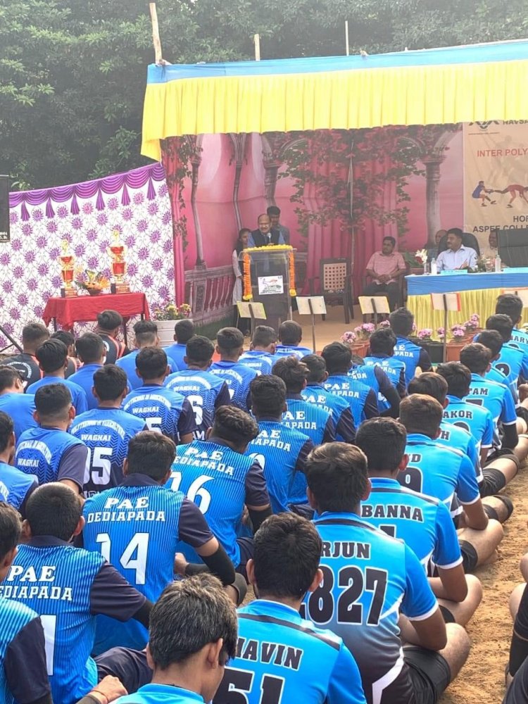 Inter Polytechnic Kabaddi tournament of NAU, organized by Horticulture Polytechnic, Paria.