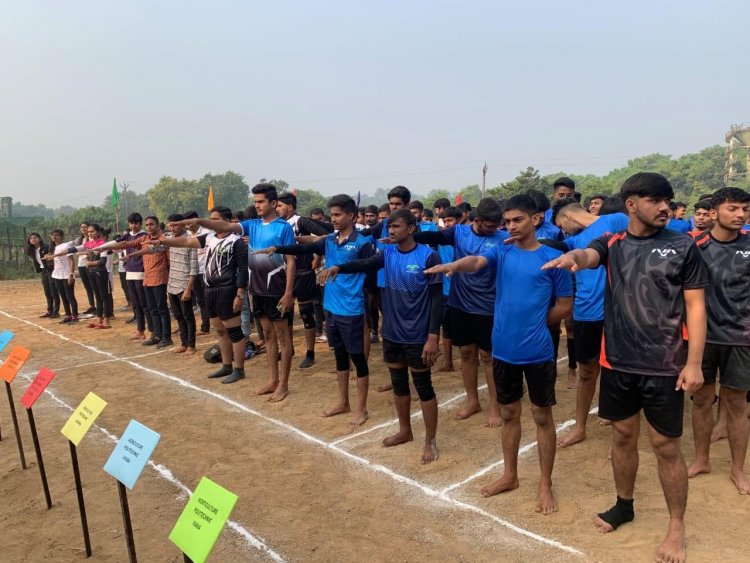 Inter Polytechnic Kabaddi tournament of NAU, organized by Horticulture Polytechnic, Paria.