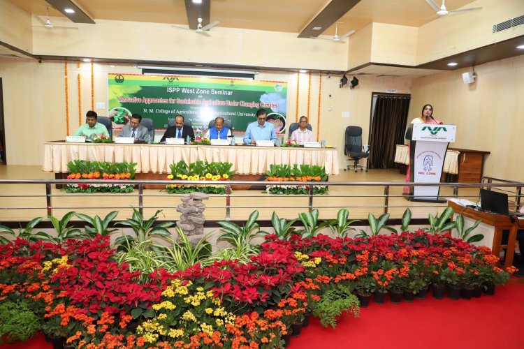 2 days ISPP West Zone Seminar on ‘Innovative Approaches for Sustainable Agriculture under Changing Climate’, organized by Department of Plant Physiology NMCA, Navsari, and Indian Society for Plant Physiology New Delhi.