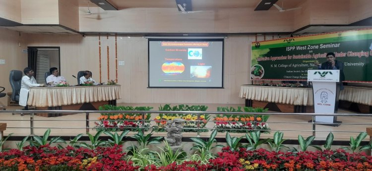 2 days ISPP West Zone Seminar on ‘Innovative Approaches for Sustainable Agriculture under Changing Climate’, organized by Department of Plant Physiology NMCA, Navsari, and Indian Society for Plant Physiology New Delhi.