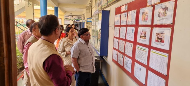 Shri Kiranbhai Patel, Jt. MD, ASPEE Group of Companies, Mumbai and his family visited Centre of Excellence on Post Harvest Technology, Bamboo Resource Centre and Banana Pseudostem Unit at NAU.