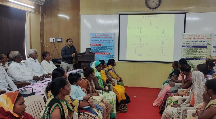 One day farmers training program on "Quality seed production of turmeric and black pepper" was organized under MIDH Scheme, Mega Seed Unit in collaboration with KVK, Dediapada.