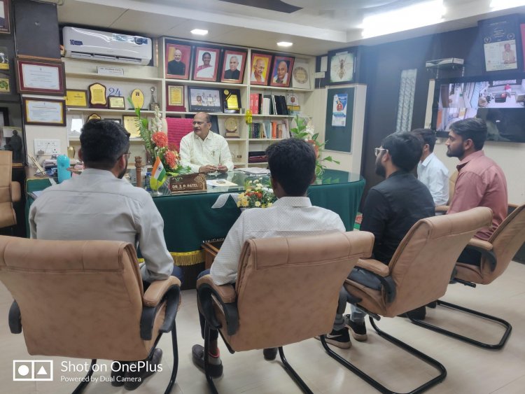 Hon’ble Vice-Chancellor Dr. Z. P. Patel congratulated and expressed best wishes to the Under Graduate Students of NAU, Navsari, who cracked ICAR AIEEA (PG) Examination and got admission in IARI, New Delhi and various other SAUs. 