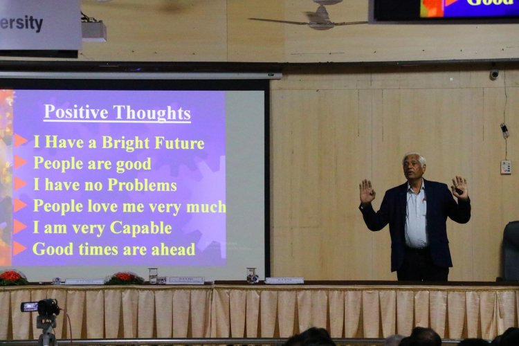 A motivational lecture on “Power of your mind” was organized by the Directorate of Student’s Welfare for the benefit of the students and faculty members