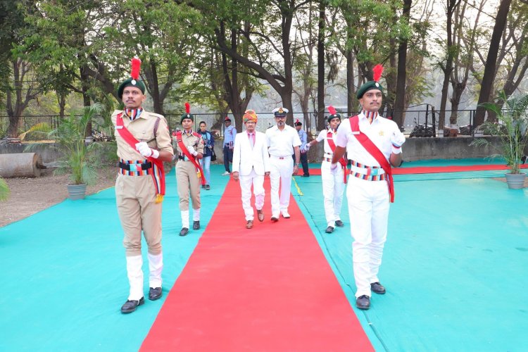 Celebration of 74th  Republic Day at Navsari Agricultural University.