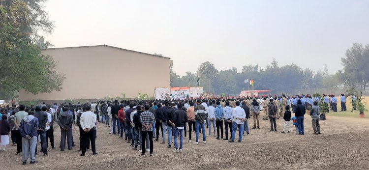 Celebration of 74th  Republic Day at Navsari Agricultural University.