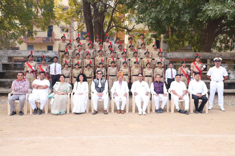 Celebration of 74th  Republic Day at Navsari Agricultural University.