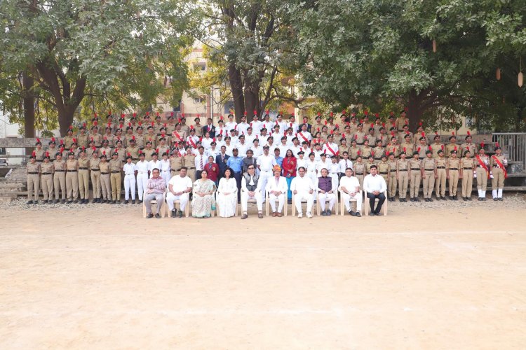 Celebration of 74th  Republic Day at Navsari Agricultural University.