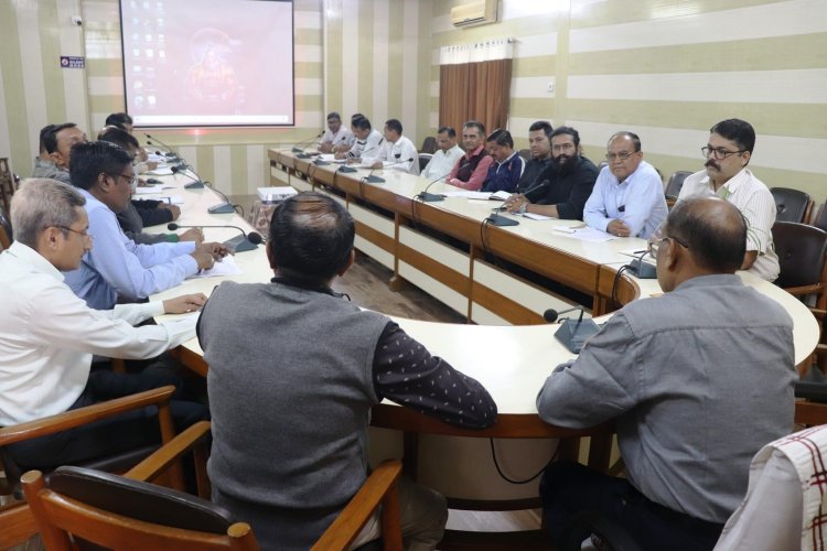 33rd ATMA Convergence meeting and Bimonthly Workshop (January -February) was held today under the chairmanship of Hon'ble Vice Chancellor Dr. Z. P. Patel at ATIC, Navsari.