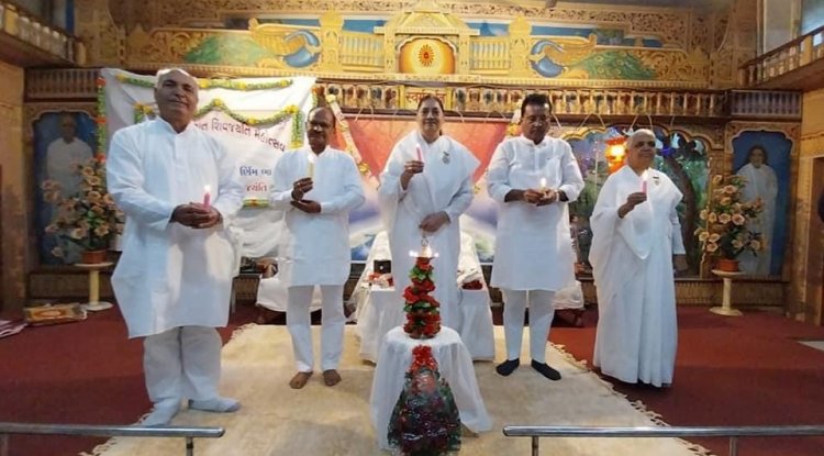 On the auspicious occasion of Mahashivrati, 87th "Akhil Gujarat Shiv Jayanti Mahotsava" was celebrated at PRAJAPITA Brahmakumaris Ishwariya Vishwa Vidyalaya, Navsari in the presence of Hon'ble Vice-Chancellor Dr. Z. P. Patel, Shri. Rakeshbhai Desai- MLA, Navsari along with brahmakumari brothers and sisters.