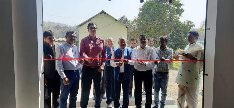 Hon'ble Vice-Chancellor Dr. Z. P. Patel laid the foundation stone of ‘Boys hostel for Polytechnic in Waghai' and 'Rat proof godown at HMRS Waghai' and inaugurated the 'NFSM- Farm produce godown at HMRS Waghai' on February 04, 2023.