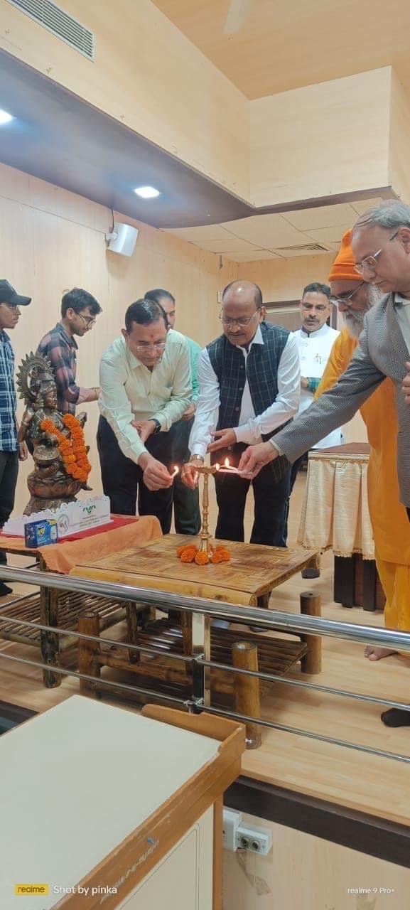 Hon'ble Vice-Chancellor Dr. Z. P. Patel inaugurated the Training-cum-Workshop of 'Master Trainers of Natural Farming' orgainized by Gujarat Natural Farming and Organic Agricultural University at Navsari during February 7-8, 2023.