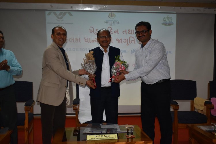 International Year of Millets was celebrated at the College of Agriculture, Bharuch in collaboration with Hill Millets Research Station, Waghai on February 20, 2023.