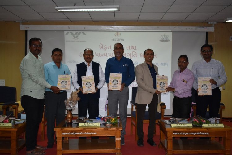 International Year of Millets was celebrated at the College of Agriculture, Bharuch in collaboration with Hill Millets Research Station, Waghai on February 20, 2023.