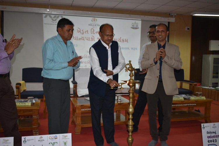 International Year of Millets was celebrated at the College of Agriculture, Bharuch in collaboration with Hill Millets Research Station, Waghai on February 20, 2023.