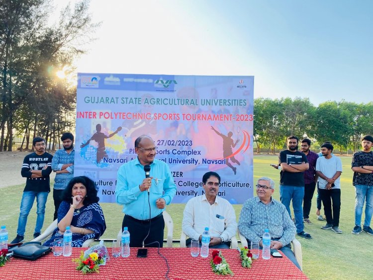 Horticulture Polytechnic, Navsari hosted "Gujarat State Agricultural Universities Inter Polytechnic Sports Tournament - 2023" on February 27, 2023.