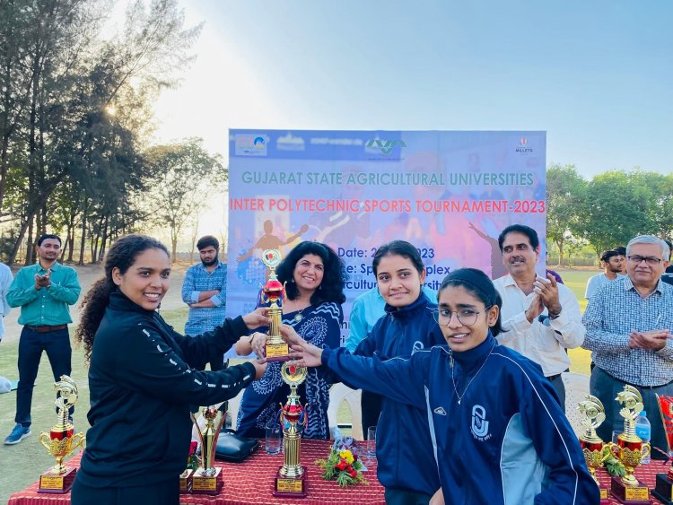 Horticulture Polytechnic, Navsari hosted "Gujarat State Agricultural Universities Inter Polytechnic Sports Tournament - 2023" on February 27, 2023.