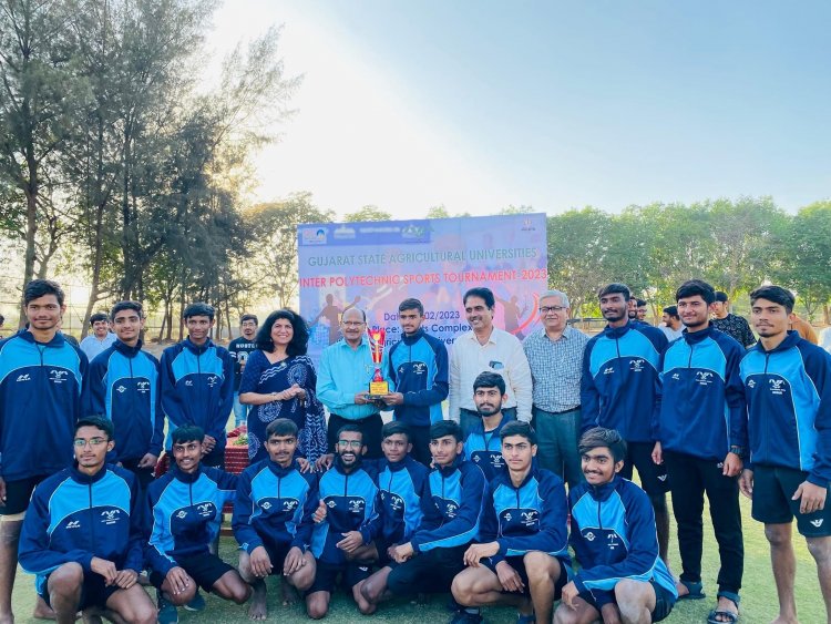 Horticulture Polytechnic, Navsari hosted "Gujarat State Agricultural Universities Inter Polytechnic Sports Tournament - 2023" on February 27, 2023.