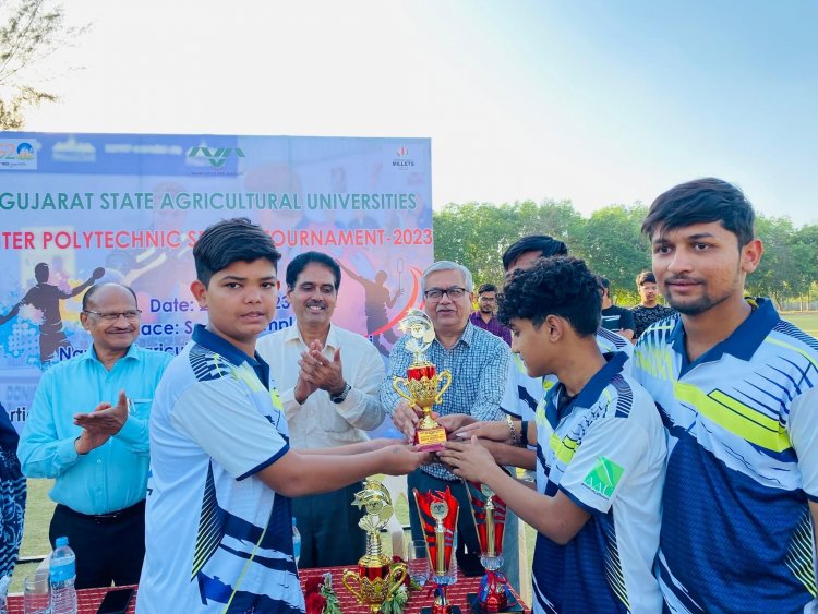 Horticulture Polytechnic, Navsari hosted "Gujarat State Agricultural Universities Inter Polytechnic Sports Tournament - 2023" on February 27, 2023.