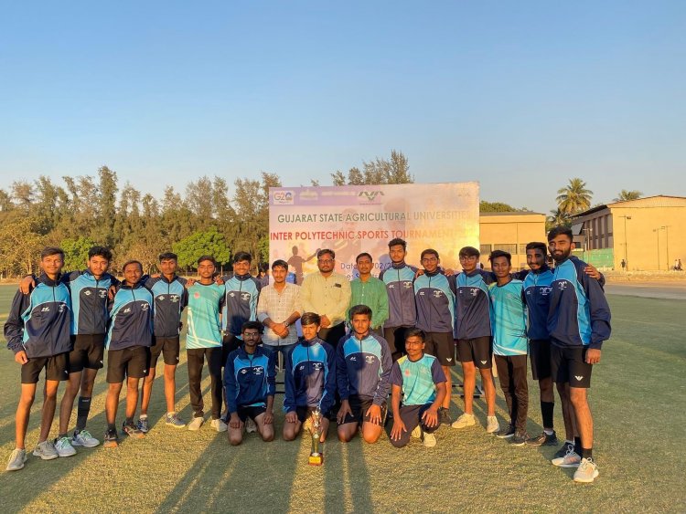 Horticulture Polytechnic, Navsari hosted "Gujarat State Agricultural Universities Inter Polytechnic Sports Tournament - 2023" on February 27, 2023.