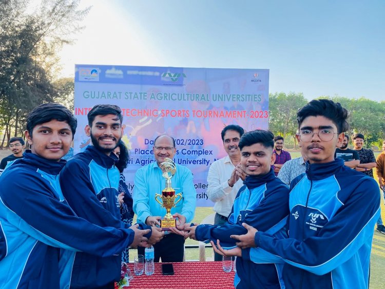 Horticulture Polytechnic, Navsari hosted "Gujarat State Agricultural Universities Inter Polytechnic Sports Tournament - 2023" on February 27, 2023.