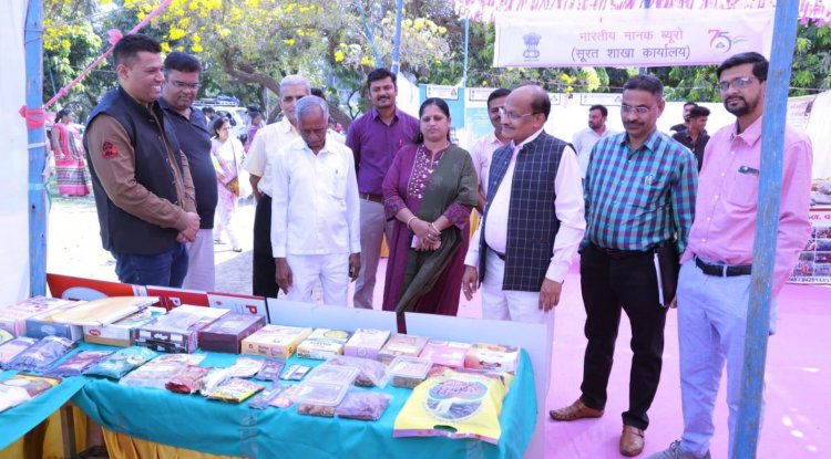 Hon’ble Vice-Chancellor Dr. Z. P. Patel inaugurated the ‘Natural Farming Awareness’ program jointly organized by KVK Navsari, KRIBHCO Surat and Bureau of Indian standards, Surat to celebrate the International Year of Millets on March 10, 2023. 