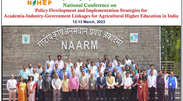 ICAR-National Academy of Agricultural Research Management (NAARM) has organized a policy workshop on ‘Academia-Industry-Government Linkages in Agricultural Higher Education’ as a part of World Bank-supported National Agricultural Higher Education Project (NAHEP).