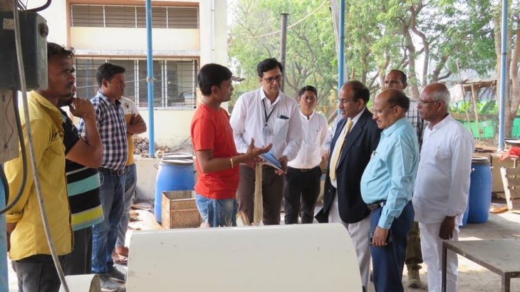 Dr. R. C. Agrawal, Hon'ble DDG (Agril. Education), ICAR & National Director (NAHEP) along with Hon’ble Vice-Chancellor Dr. Z. P. Patel visited various facilities created with financial assistance of NAHEP-CAAST in NAU Navsari. 