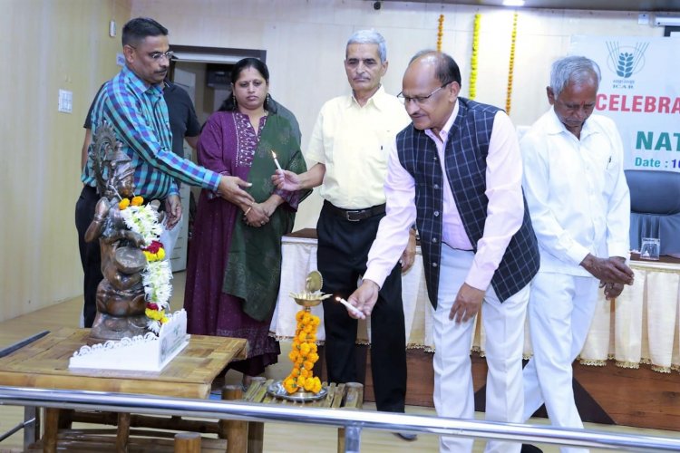 Hon’ble Vice-Chancellor Dr. Z. P. Patel inaugurated the ‘Natural Farming Awareness’ program jointly organized by KVK Navsari, KRIBHCO Surat and Bureau of Indian standards, Surat to celebrate the International Year of Millets on March 10, 2023. 