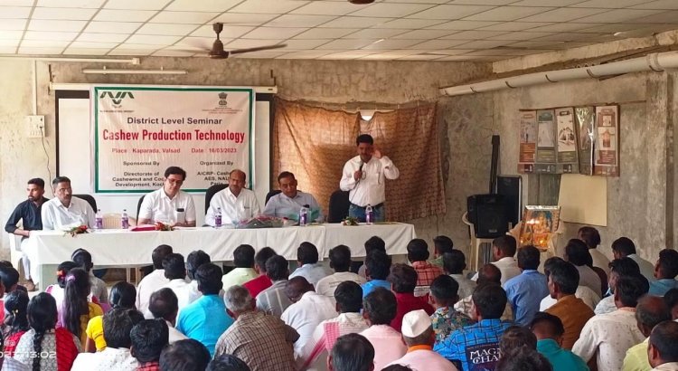 seminar on “Cashew Production Technology” sponsored by Directorate of Cashewnut and Cocoa Development, Kochi and organized by AICRP, Cashew, Agriculture Experimental Station, Paria