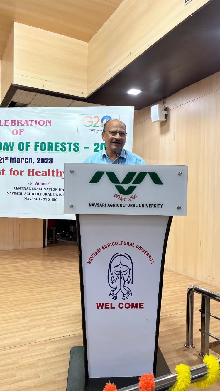 International Day of Forests, was celebrated at the College of Forestry, Navsari under the theme ‘Forest and Health’ by organizing various activities for the students of NAU