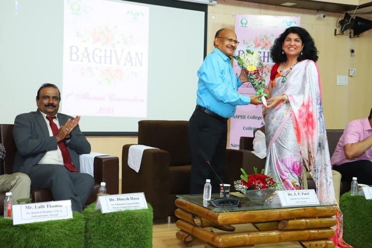 The Alumni Convention of Horticulture and Forestry faculty- 'BaghVan' was inaugurated by Hon'ble Vice-Chancellor Dr. Z. P. Patel on April 14, 2023.