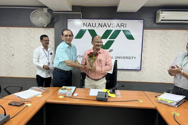 Hon'ble Vice-Chancellor Dr. Z. P. Patel chaired the 23rd Finance committee Meeting organized by Office of The Comptroller, on September 12, 2023.