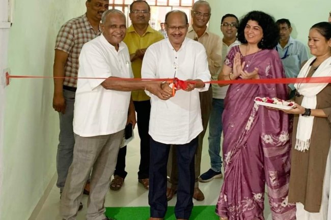Soribashi - a bridge signifying and leading to 'Parivartan' with Tsubo- Niwa - Courtyard garden at ASPEE College of Horticulture, Navsari was inaugurated by Hon'ble Vice-Chancellor Dr. Z. P. Patel.