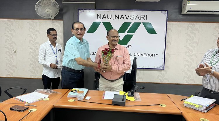 Hon'ble Vice-Chancellor Dr. Z. P. Patel chaired the 23rd Finance committee Meeting organized by Office of The Comptroller, on September 12, 2023.