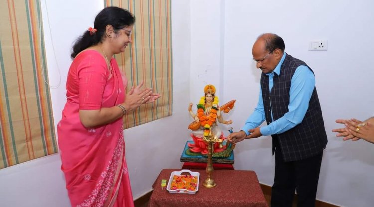 The inaugural ceremony of Second '45 Days Professional Certified Agripreneurship Training' Programme, organized by AAMMI Navsari, was held under the chairmanship of Hon’ble Vice-Chancellor Dr. Z. P. Patel on September 25, 2023.