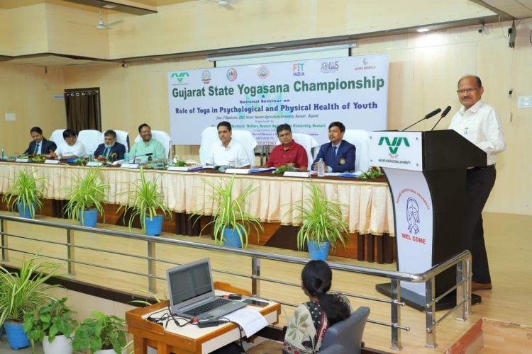 The “Gujarat State Yogasana Championship” & National Seminar on “Role of Yoga in Psychological and Physical Health of Youth”