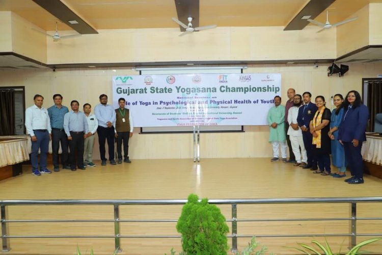 The “Gujarat State Yogasana Championship” & National Seminar on “Role of Yoga in Psychological and Physical Health of Youth”