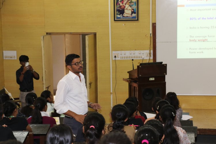 "Teachers Day" was celebrated at N. M. College of Agriculture, Navsari on September 05, 2023. Roles were switched for this precious day, students of college played as teachers and teachers were encouraging them as audience. 