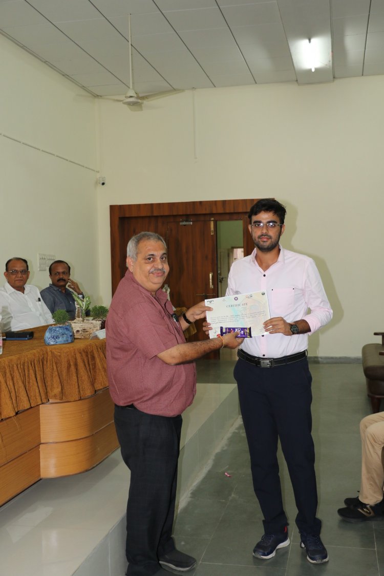 "Teachers Day" was celebrated at N. M. College of Agriculture, Navsari on September 05, 2023. Roles were switched for this precious day, students of college played as teachers and teachers were encouraging them as audience. 