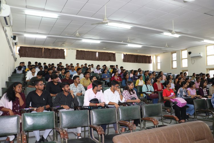 "Teachers Day" was celebrated at N. M. College of Agriculture, Navsari on September 05, 2023. Roles were switched for this precious day, students of college played as teachers and teachers were encouraging them as audience. 