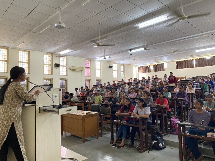 "Teachers Day" was celebrated at N. M. College of Agriculture, Navsari on September 05, 2023. Roles were switched for this precious day, students of college played as teachers and teachers were encouraging them as audience. 